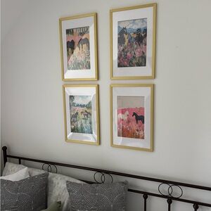 Elegant Horse Print Art Set
